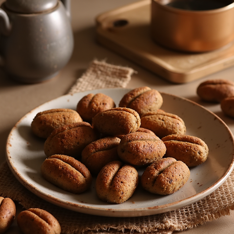 Maamoul dates with coffee Small