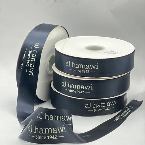 Logo printed /Satin Ribbon - Wide Width