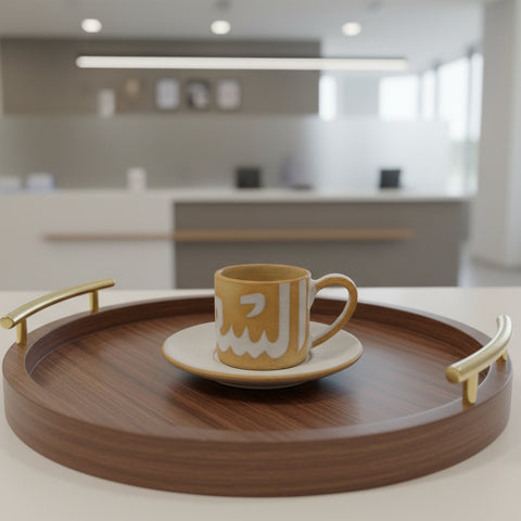 Turkish Coffee Cup Set “Arabic ornaments”