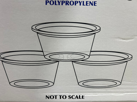 Clear Pet 4 oz Cups (Roll of 125 Cups), ideal for Ice-cream Serving