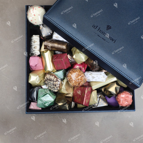 Mixed Chocolate Leather Box