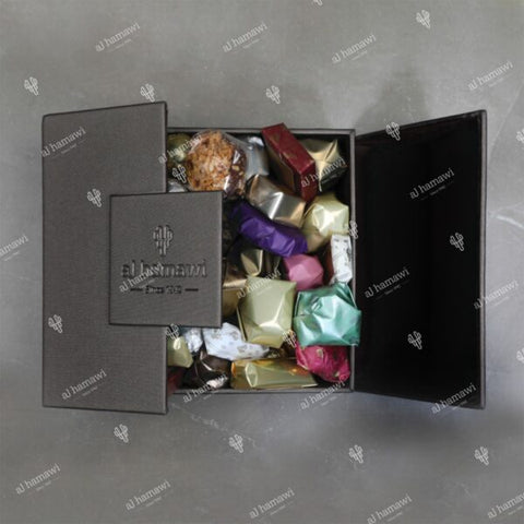 Mixed Chocolate Magnetic Leather Box