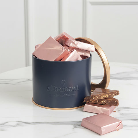 Chocolate Crushed Almonds with Gendoye