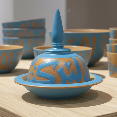 Tagine pot with Arabic ornaments “Small ”