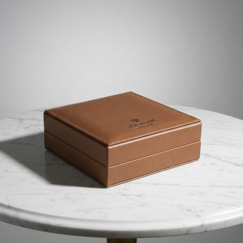 Fancy Square Leather Box