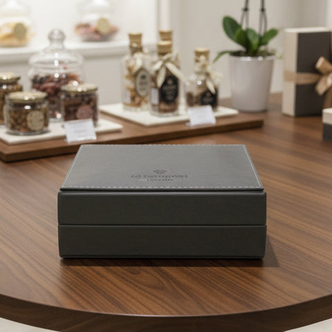 Fancy Square Leather Box