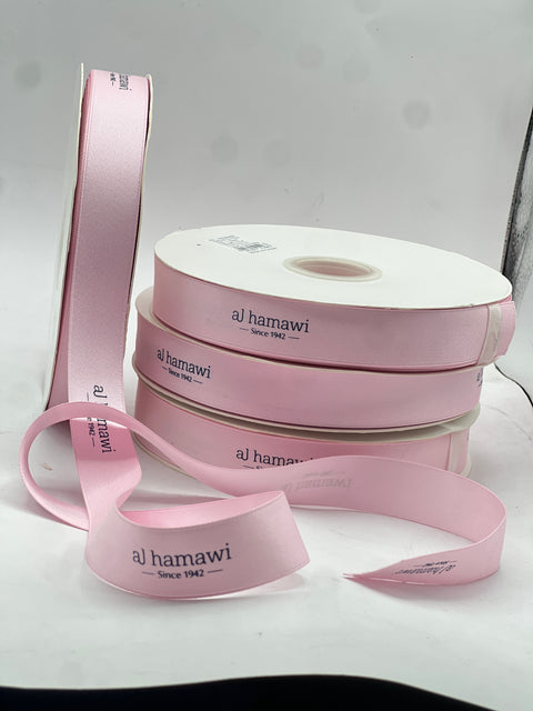 Logo printed /Satin Ribbon - Middle Width