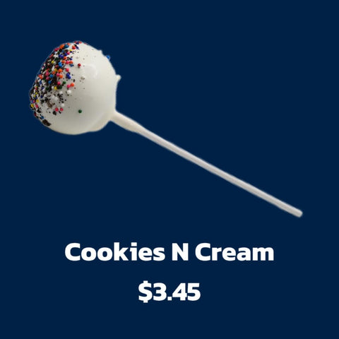 Cookie & cream Stick pops (12 Pack)