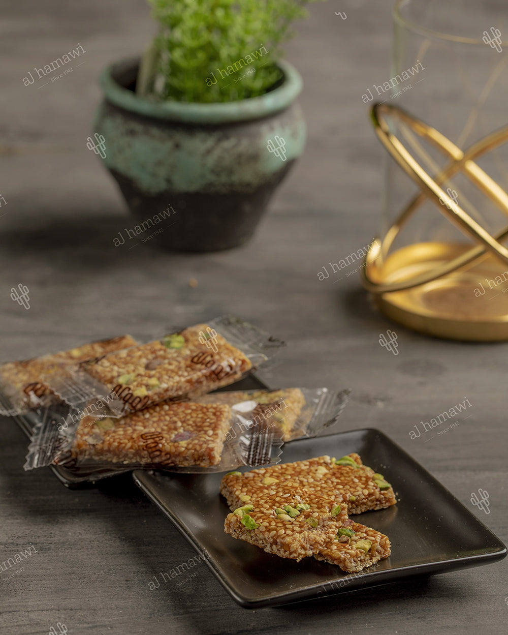 Sesame Sweets with Pistachio