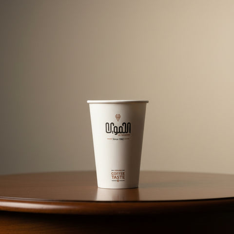 White Hot Cups 12oz (Turkish Coffee) per Roll