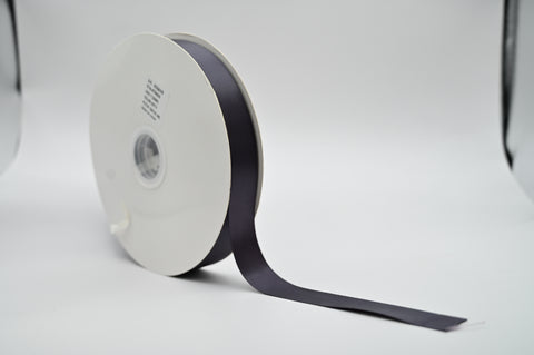 Satin Ribbon - Navy- Middle width