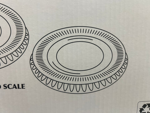 Flat Lids for 4 oz Pet Cups (Roll of 125 Lids), ideal for Ice-cream Serving