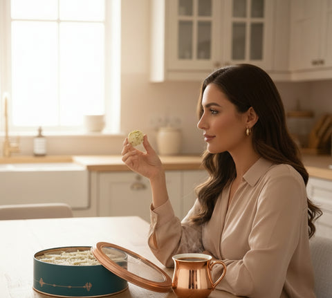 Halawa With Pistachio Cups (Halva Cupcake)