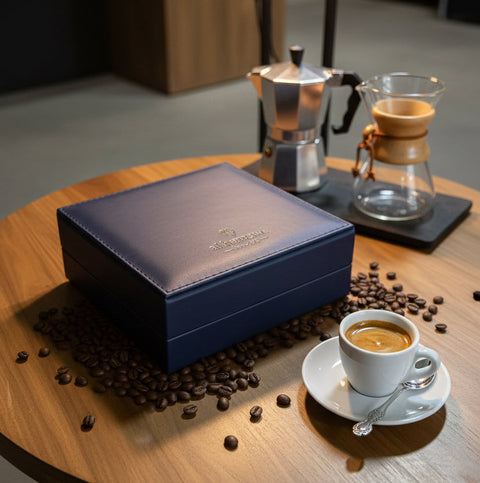 Fancy Square Leather Box (Large)