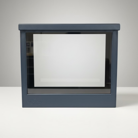 Leather Box with Two Plexi Sides