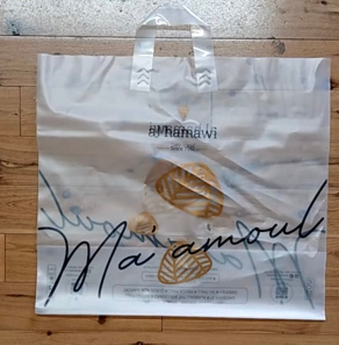 Nylon Bags - White - Large