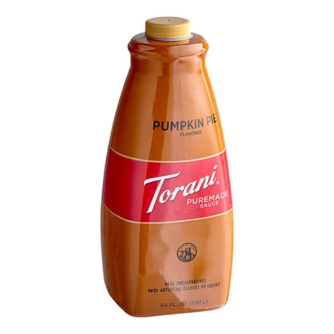 Torani Puremade Pumpkin Pie Flavoring Sauce 4/Case