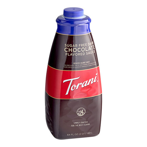 Torani Sugar-Free Dark Chocolate "Mocha" Flavoring Sauce (4/Case)