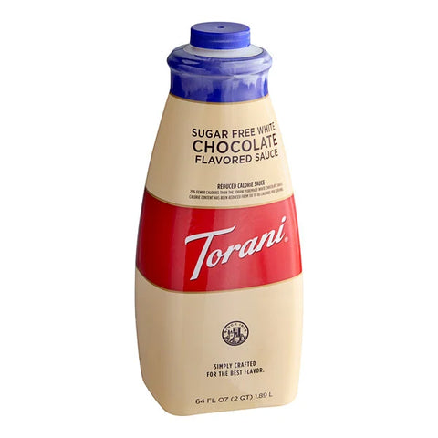 Torani Sugar-Free White Chocolate Flavoring Sauce 4/Case