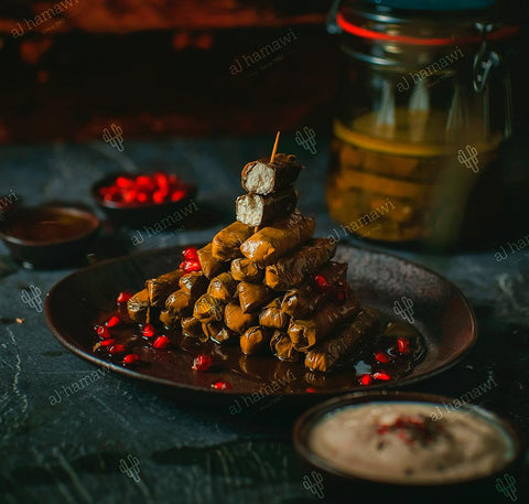 Grape Leaves With Labaneh