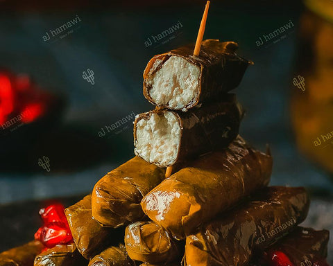 Grape Leaves With Labaneh