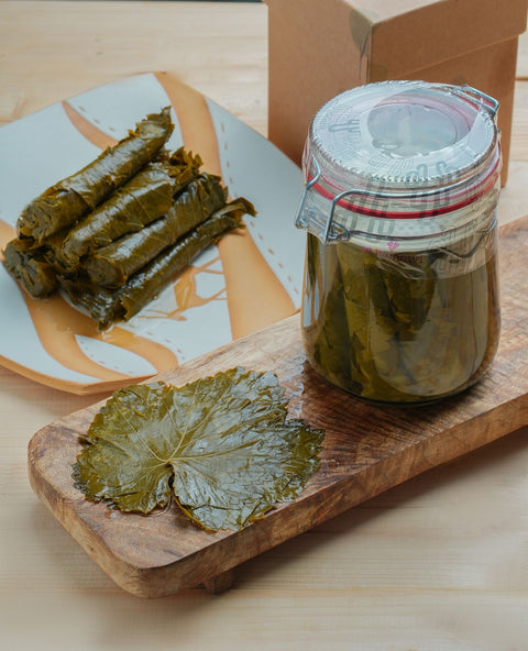 Grape Leaves jar