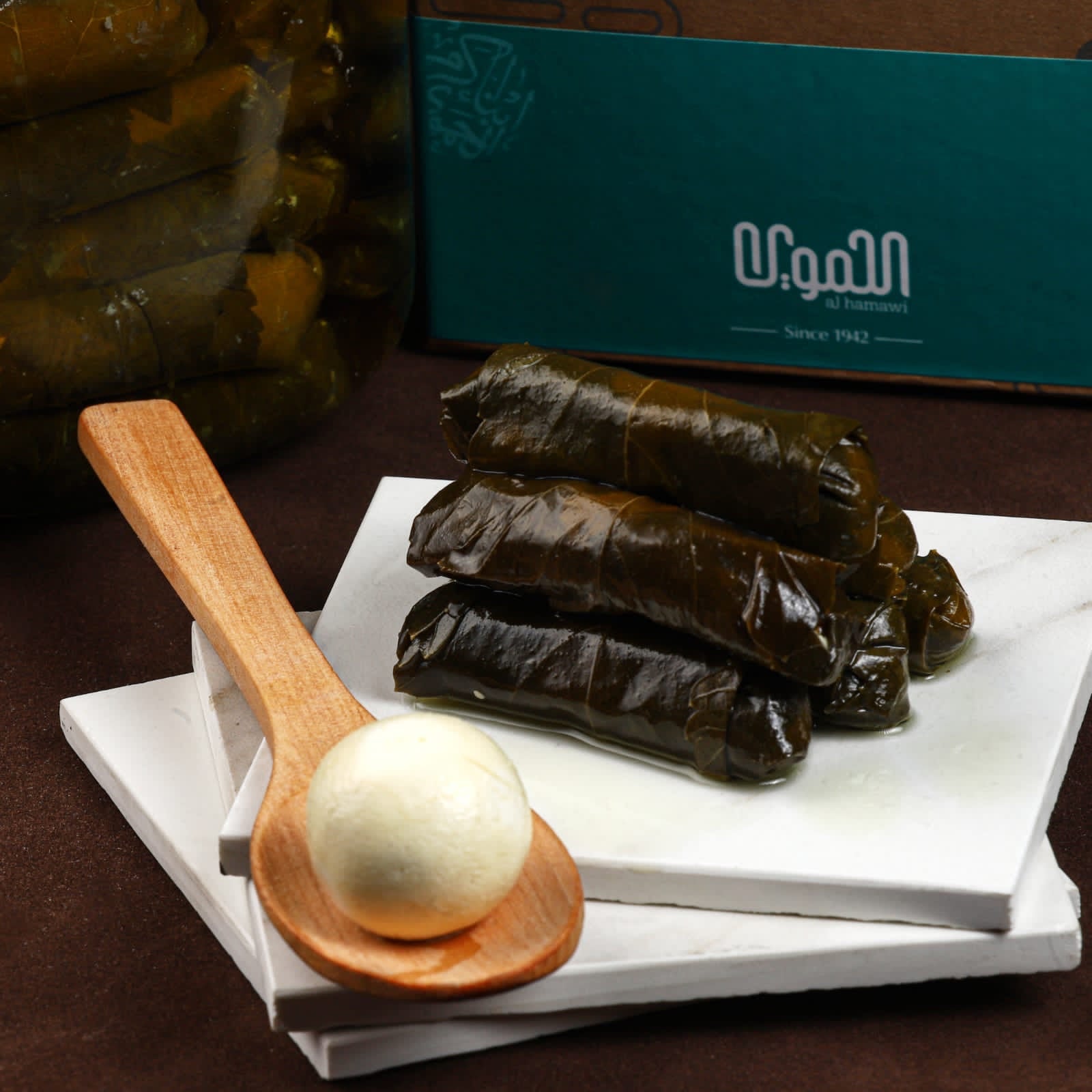 Grape Leaves With Labaneh