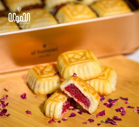 Maamoul with Rose Jam