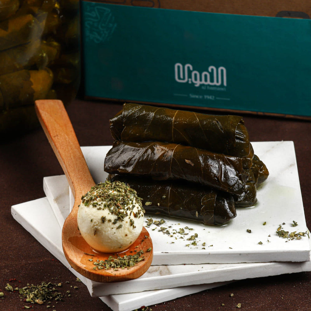 Grape Leaves With labaneh And Thyme