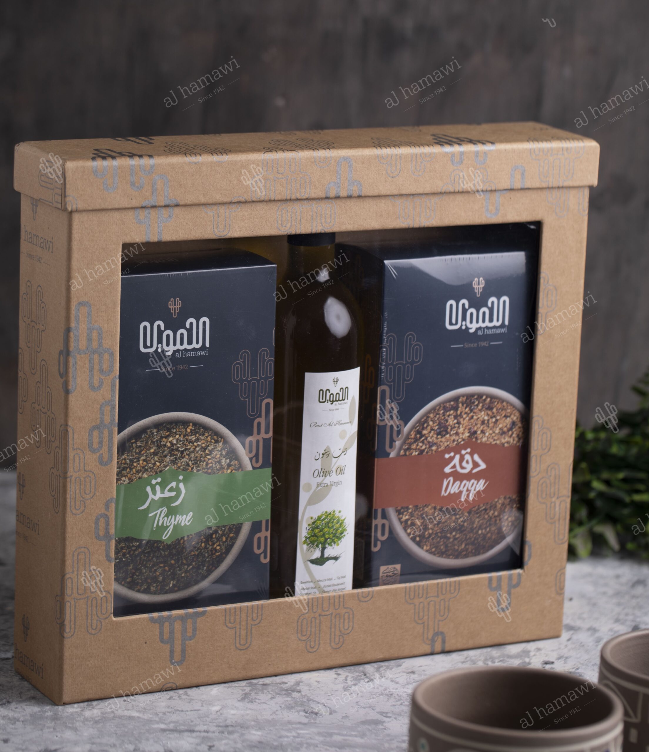 Thyme, Duqqa, and Olive Oil Box