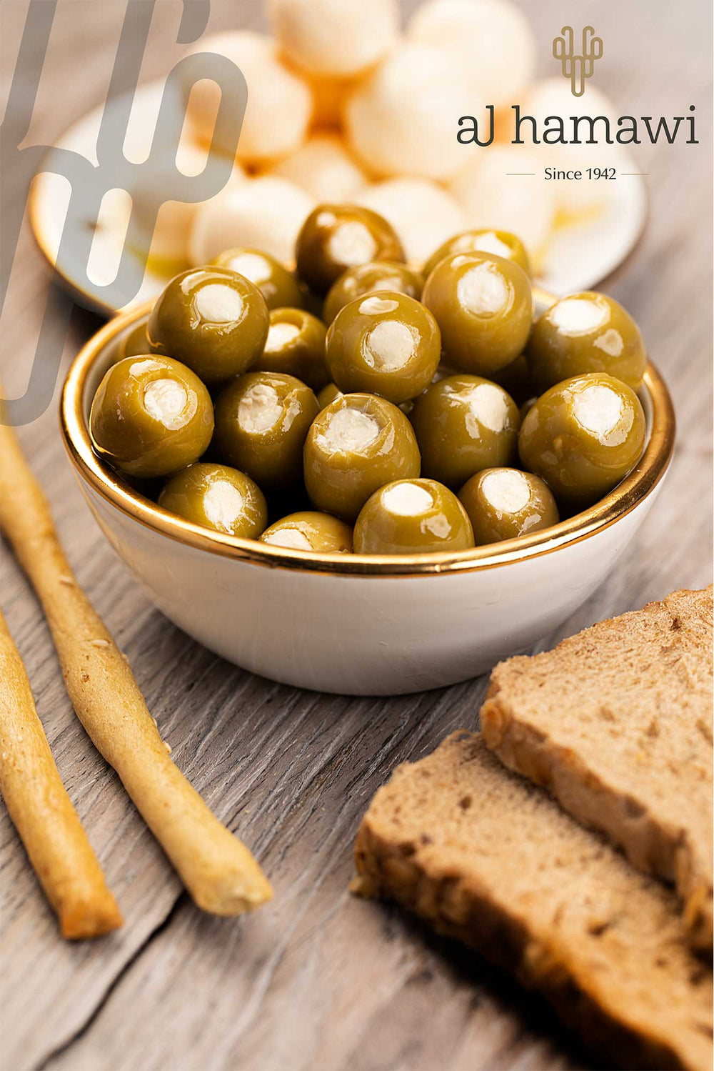 Green Olive With Labneh